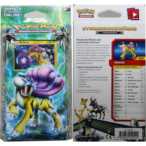 Sonne & Mond Serie 8 - Echo des Donners - 1 Themendeck Sturmbeschwörer - Deutsch