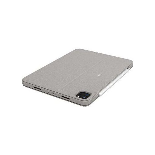 Logitech Combo Touch - Tastatur und Foliohülle - mit Trackpad - hintergrundbeleuchtet - Apple Smart connector - QWERTY - US International - Sand - für Apple 11-inch iPad Pro (1. Generation, 2. Generation, 3. Generation)