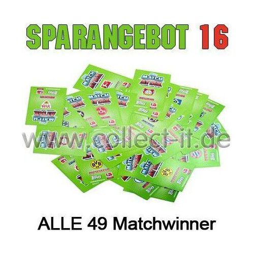 Match Attax - Spar 16 - Saison 11/12 - ALLE 49 Matchwinner