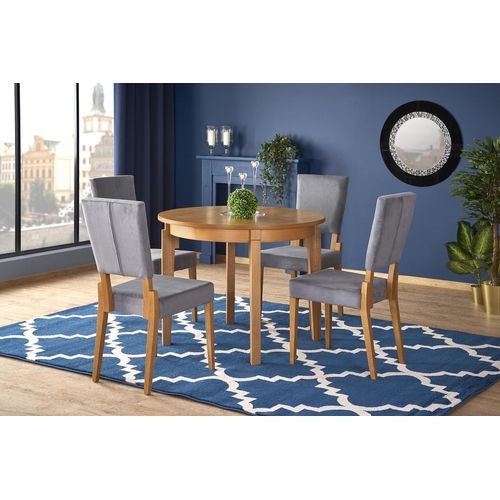 Halmar Runde Faltung Esstisch Sorbus 100/200 - Honigeiche