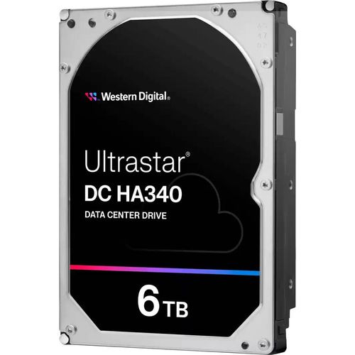 WD Ultrastar DC HA340 WUS721206BLE6L4 - Festplatte - Datencenter - 6 TB - intern - 3.5" (8.9 cm) - SATA 6Gb/s - 7200 rpm - Puffer: 256 MB