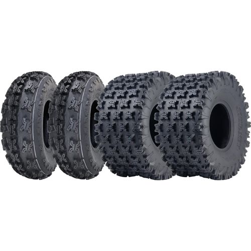 22x11.00-9 & 21x7.00-10 Slasher ATV Quad-Reifen mit Straßenzulassung 6-lagig (Satz mit 2 & 2)