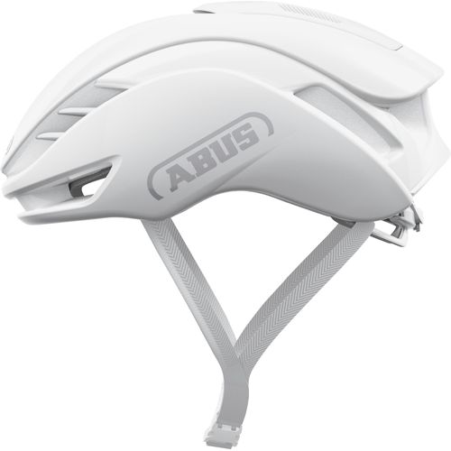 ABUS Rennradhelm GameChanger 2.0 - High Performance Aerohelm mit optimierter Aerodynamik und Belüftung - für Damen und Herren - Pure White, Größe L (57-61 cm)