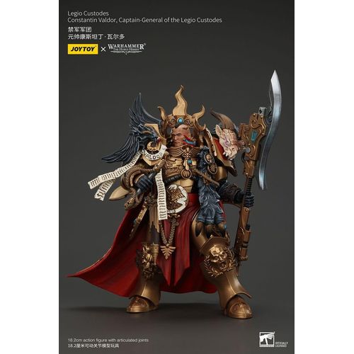 Joy Toy Warhammer The Horus Heresy Actionfigur Legio Custodes Constantin Valdor Generalkapitän der Legio Custodes 25 cm