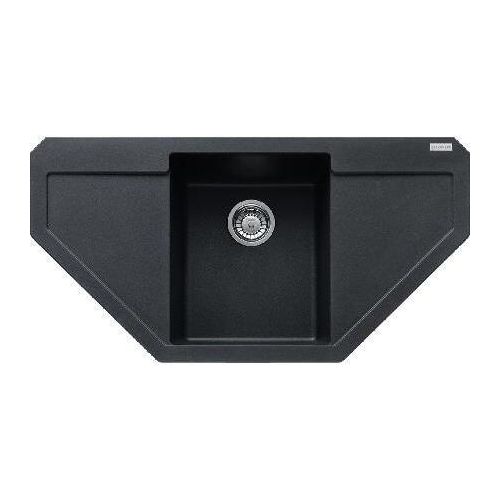 Franke MRG 612.071 E, Aufsatzwanne, Granit, Schwarz, 1 Becken, 350 x 425 mm, 20 cm