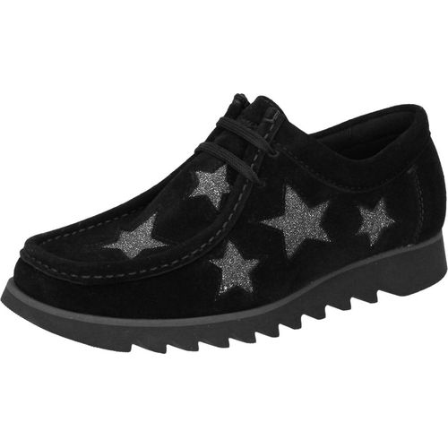 SIOUX Germany Damen Schuhe Mokassin Grashopper-D172-33, Farbe:Schwarz, Größe:D 37 - UK 4.5