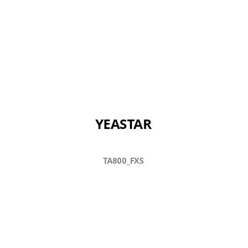 Yeastar Gateway TA800 VoIP-Analog 8 FXS - - SIP - Gateway - 0,1 Gbps