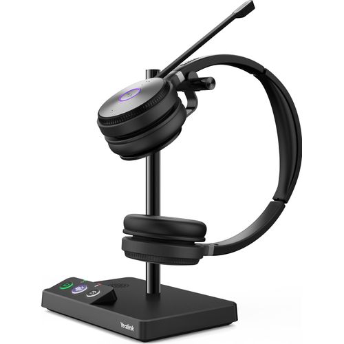 Yealink WH62 Dual Teams Headset, Kabellos, 20 - 20000 Hz, Büro/Callcenter, 127 g, Kopfhörer, Schwarz