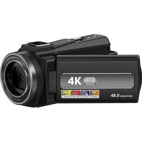 INF Camcorder 4K UHD, 48MP, 16x Zoom, Weitwinkel, 32GB Speicherkarte, Mikrofon