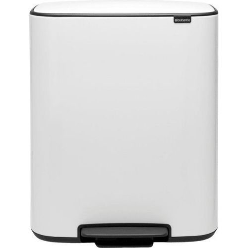 Brabantia Brabantia Bo Mülleimer - 60 Liter - Weiß