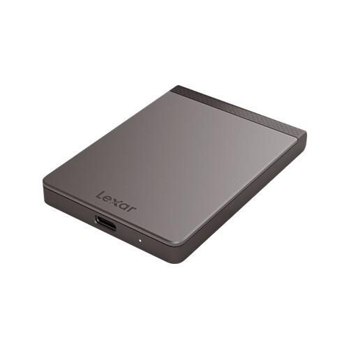 Lexar Portable SSD SL200 2000 GB, SSD-Schnittstelle USB 3.1 Typ-C, Grau, Schreibgeschwindigkeit 400 MB/s, Lesegeschwindigkeit 550 MB/s