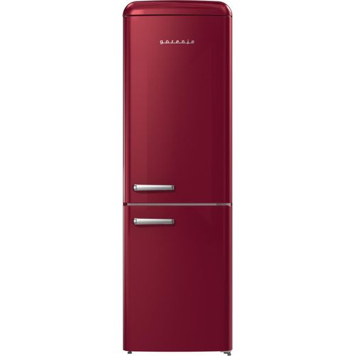 Gorenje ONRK619DR Retro Kühl-/Gefrierkombination - NoFrost - Invertertechnologie - NoFrostPlus - 300 Liter Gesamtvolumen - LED-Display - CrispZone - AdaptTech