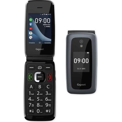 Gigaset GL7 7,11 cm (2.8") 126 g Grau Seniorentelefon