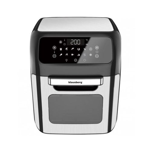 Klausberg Elektrische Heißluftfritteuse und Backofen KB-7557 12L schwarz
