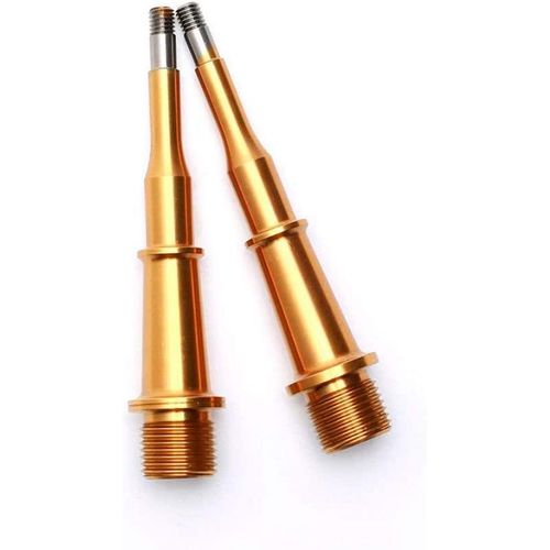 HT Components Pedal axle kit M-1 Ti gold