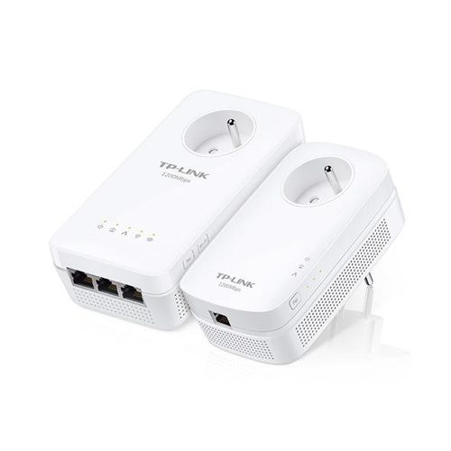 TP-Link TL-WPA8635P KIT, 1200 Mbit/s, IEEE 1901, IEEE 802.11a, IEEE 802.11ac, IEEE 802.11b, IEEE 802.11g, IEEE 802.11n, IEEE 802.3, IEEE..., Gigabit Ethernet, 1000 Mbit/s, Wi-Fi 5 (802.11ac), 802.11a, Wi-Fi 5 (802.11ac), 802.11b, 802.11g, Wi-Fi 4 (802.11n)