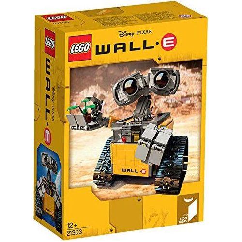 LEGO Ideas WALL-E Bausatz, 18 cm hoch, 16 cm lang, 16 cm breit, mit beweglichen Teilen
