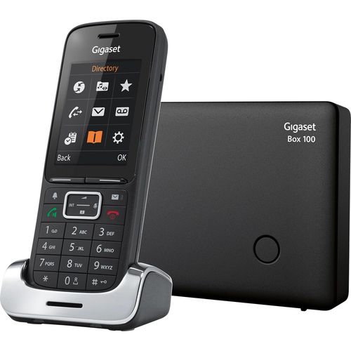 Gigaset Premium 300 DECT Telefon Anrufer-ID Schwarz, Silber