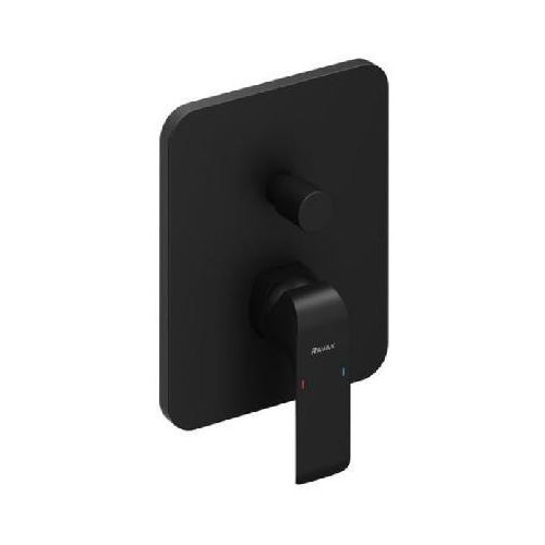 Ravak Flat - Unterputzarmatur für 2 Verbraucher, schwarz matt X070179
