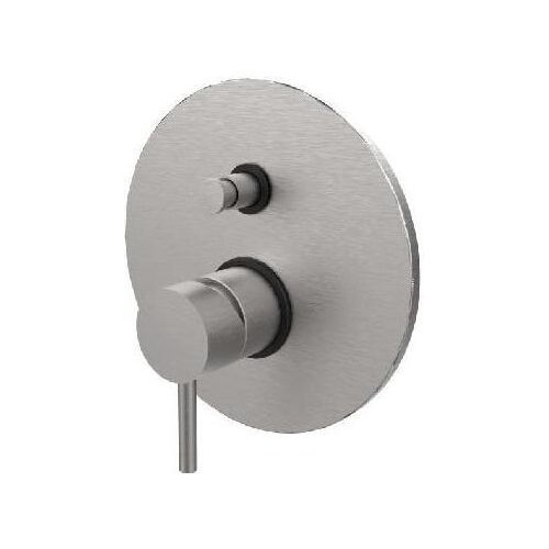 Paffoni Light - Unterputzarmatur für 2 Verbraucher, Edelstahl LIG015ST