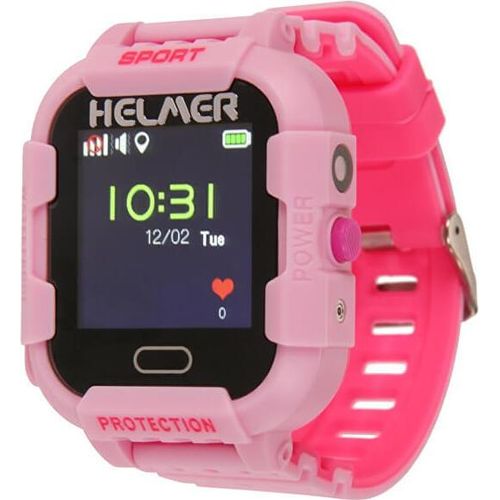 Smarte Touch-Uhr mit GPS-Ortung und Kamera - LK 708 pink