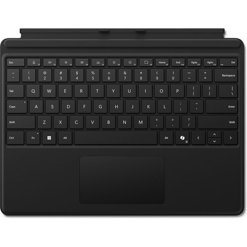 Microsoft Surface Pro Keyboard, QWERTZ, Touchpad, Microsoft, Surface Pro 10 Surface Pro 9 Surface Pro 8 Surface Pro X, Schwarz, Polyurethan