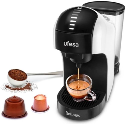 Ufesa Bellagio Kapselmaschine 15 Bar 1400W Weiß