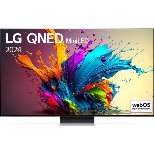 LG QNED MiniLED QNED91, 2,18 m (86"), 3840 x 2160 Pixel, QNED MiniLED, Smart-TV, WLAN, Schwarz