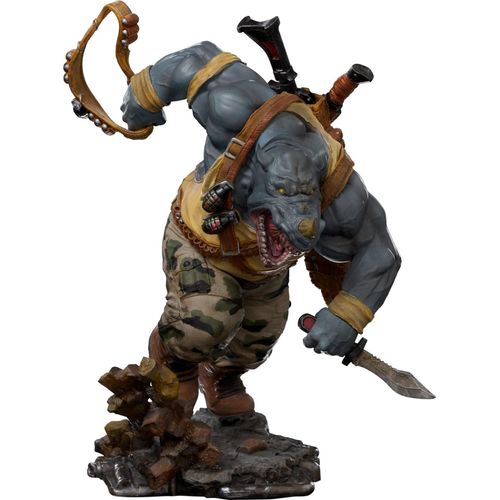 Teenage Mutant Ninja Turtles BDS Art Scale Statue 1/10 Rocksteady 24 cm