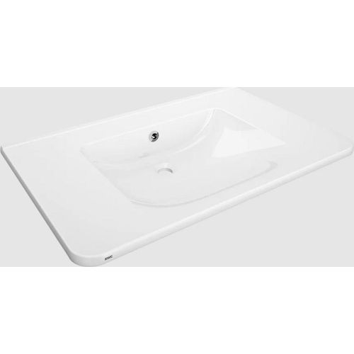 KWC AR Einzelwaschtisch, MEDCARE, MIRANIT, 850x150x550 mm, weiß, Überlauf