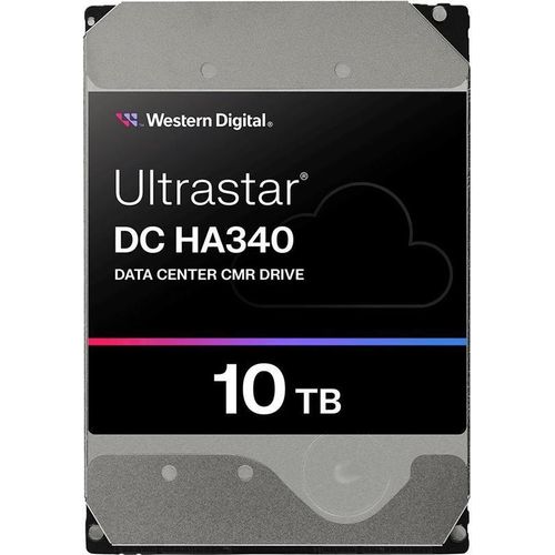 WD Ultrastar DC HA340 WUS721210BLE6L4 - Festplatte - Datencenter - 10 TB - intern - 3.5" (8.9 cm) - SATA 6Gb/s - 7200 rpm - Puffer: 512 MB