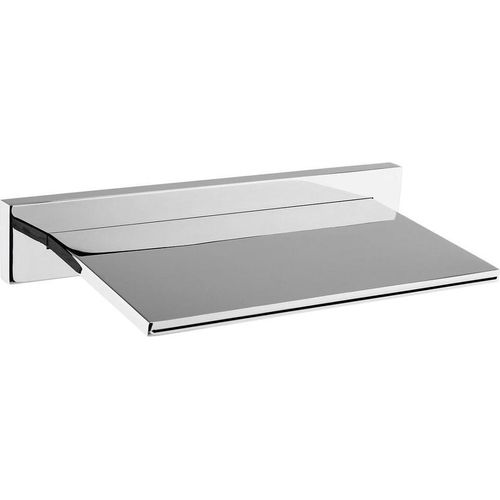 Einlauf, flach, 300x52mm, Chrom