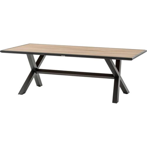 Hespéride - Gartentisch "axiome" eukalyptus &amp graphit 8-sitzer