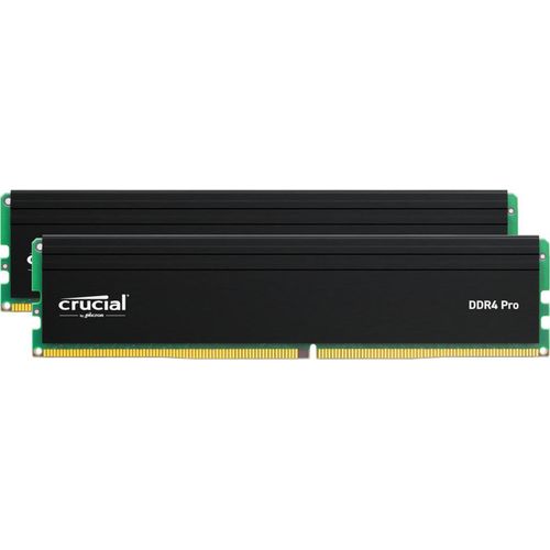 Crucial RAM Pro 64GB (2x 32GB) Kit DDR4 3200MHz UDIMM schwarz