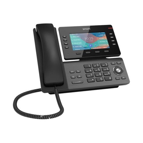 Snom D862 VoIP-Telefon mit Rufnummernanzeige