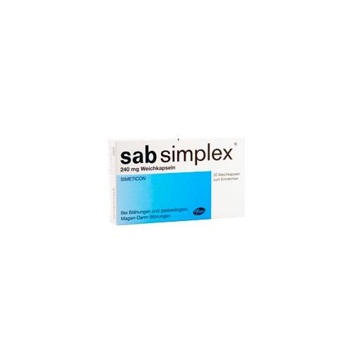 SAB simplex 240 mg Weichkapseln 20 St