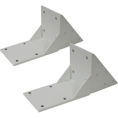 2er-Set Dachsparrenadapter für Kassetten-Markise T122 T123, Dachsparren Halterung Adapter weiß