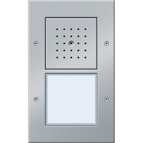 GIRA Türstation AP 1f Farbe alu 126665 Türkommunikation
