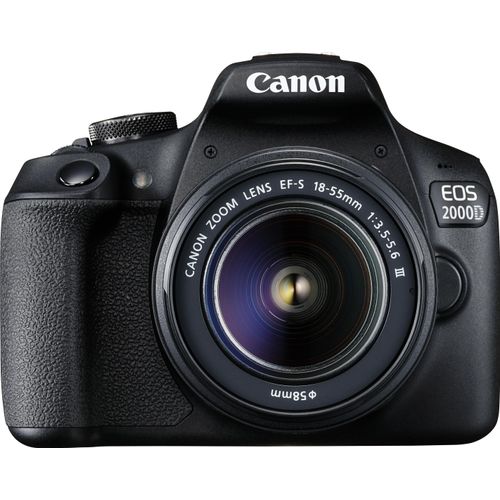 Canon EOS 2000D Kit schwarz WLAN digital Spiegelreflexkamera