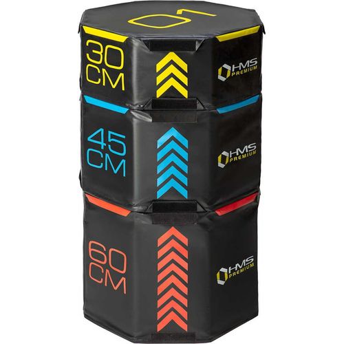 Pyobs01 (3 Teile) Plyometrische Boxen Achteckig Soft Set Hms Premium