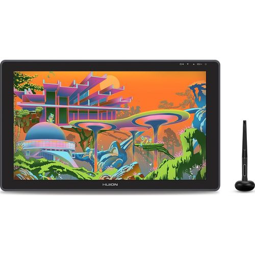 HUION Kamvas 22 21,5 Zoll Grafiktablett mit Display, 120% sRGB-Farbumfang, blendfreier Mattfilm, kann ber EIN voll ausgestattetes USB-C-zu-USB-C-Kabe