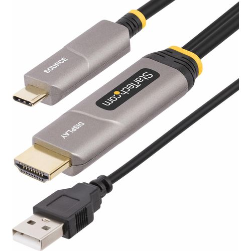 StarTech.com 9,15m USB-C auf HDMI 2.0 Aktives optisches Kabel (AOC), 4K 60Hz, Unidirektionales USB C zu HDMI Kabel, CL3, USB C 4K HDMI Kabel/Adapter, Unidirektional, 9,15 m, USB Typ-C, HDMI Typ A (Standard), Stecker, Stecker, Gerade
