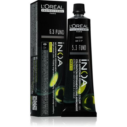 L’Oréal Professionnel Inoa Pernamente Haarkleuring zonder Ammoniak Tint 5.3 FUNDAMENTAL 60 ml