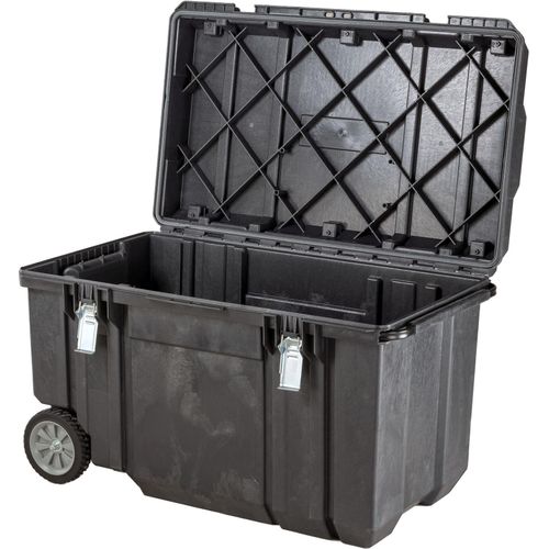 Stanley FATMAX MOBILE MONTAGEBOX 240L, Schwarz, Aluminium, Kunststoff, Kratzresistent, Schockresistent, Wasserfest, 990 mm, 590 mm, 620 mm