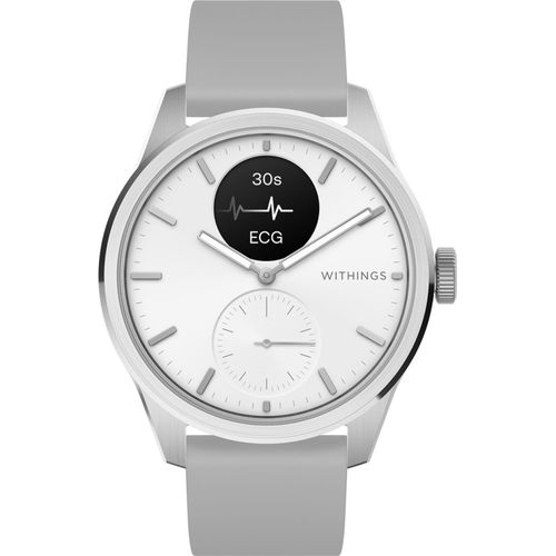 WITHINGS Smartwatch Scanwatch 2 100% Edelstahl silber / weiß onesize Unisex 38 / 42 mm HWA10-model 1, HWA10-model 2, HWA10-model 4, HWA10-BUNDLE 1, HWA10-MODEL 3-ALL-IN, HWA10-MODEL 5-ALL-IN, HWA10-MODEL 6-ALL-IN