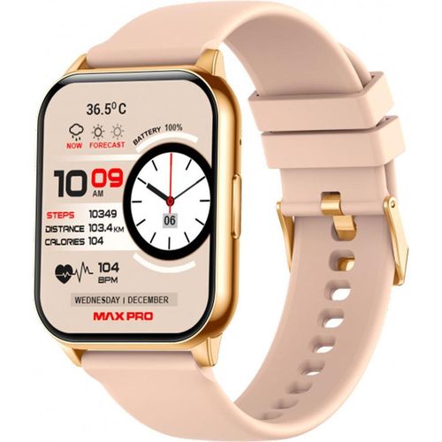MaxCom FW25 Arsen Pro Smartwatch Gold 1,96" IPS 36mm IP67 Herzfrequenzmesser