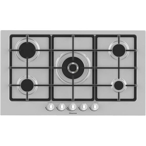 Hisense GM973XF Kochfelder Edelstahl Integriertes Gaskochfeld de 5 Zone(n)
