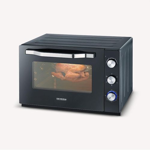 SEVERIN XXL-Back- und Toastofen TO 2073 aus Edelstahl, schwarzsilber Backofen Mini Backofen Klein Mikrowelle Mit Backofen Mini Backofen Backofen Klein Toastofen