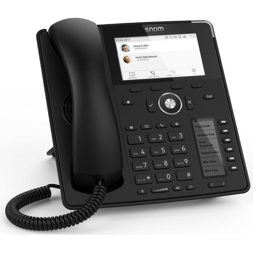 Snom D785N VOIP Telefon Prof. SIP Gigabit schwarz - VoIP-Telefon - Voice-Over-IP