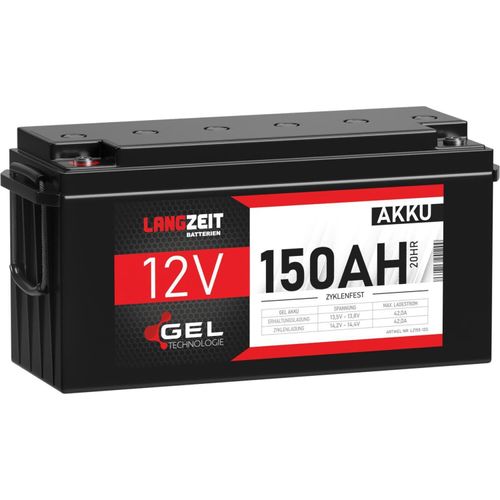 Langzeit Gel Akku 150Ah 12V